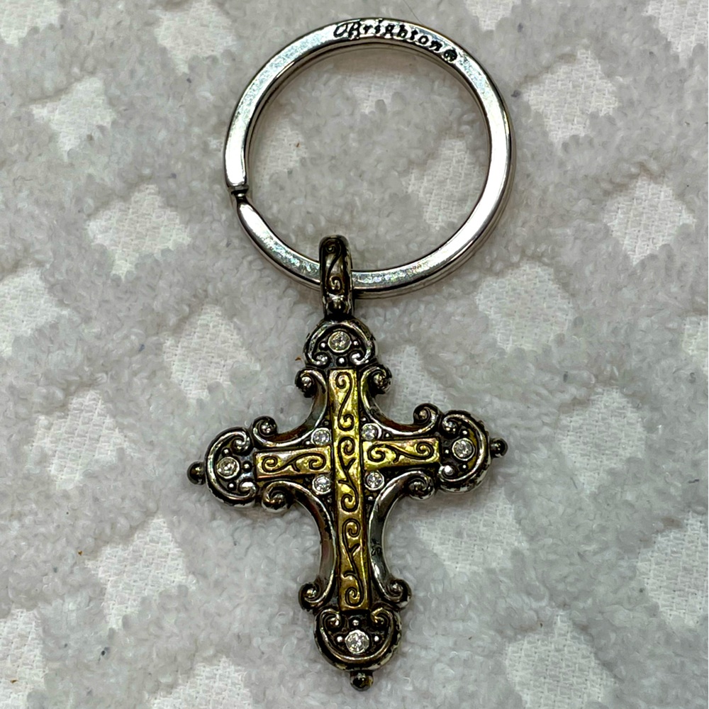 Small cross keychain